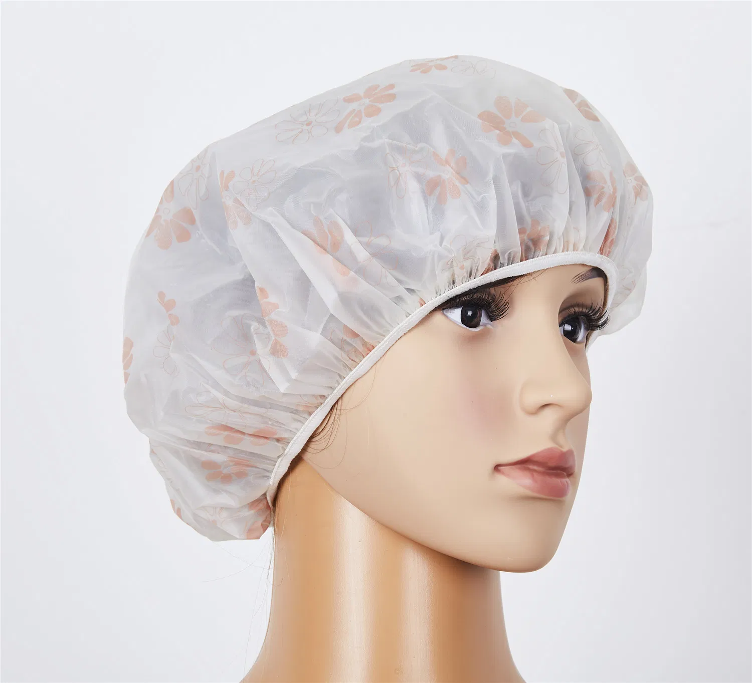 Shower Cap with Flower Printing