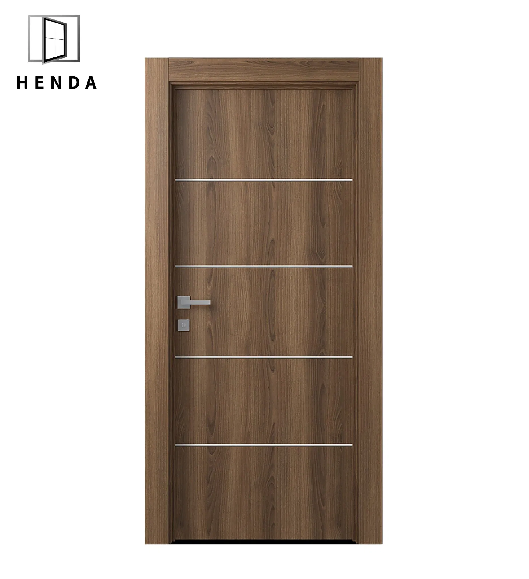 2025 White Shaker Prehung Waterproof Factory Direct Exterior/Interior Safety Security Fire-Rated Solid Wood MDF Composite Wooden Interior Door