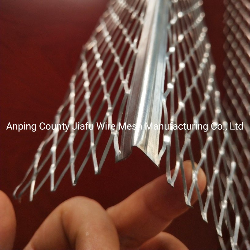 Galvanized Building Material 25mm - 70mm Width Plaster External Render Angle Bead