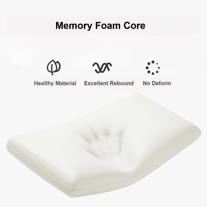 Bread Memory Foam Pillow for Back and Side Sleeper