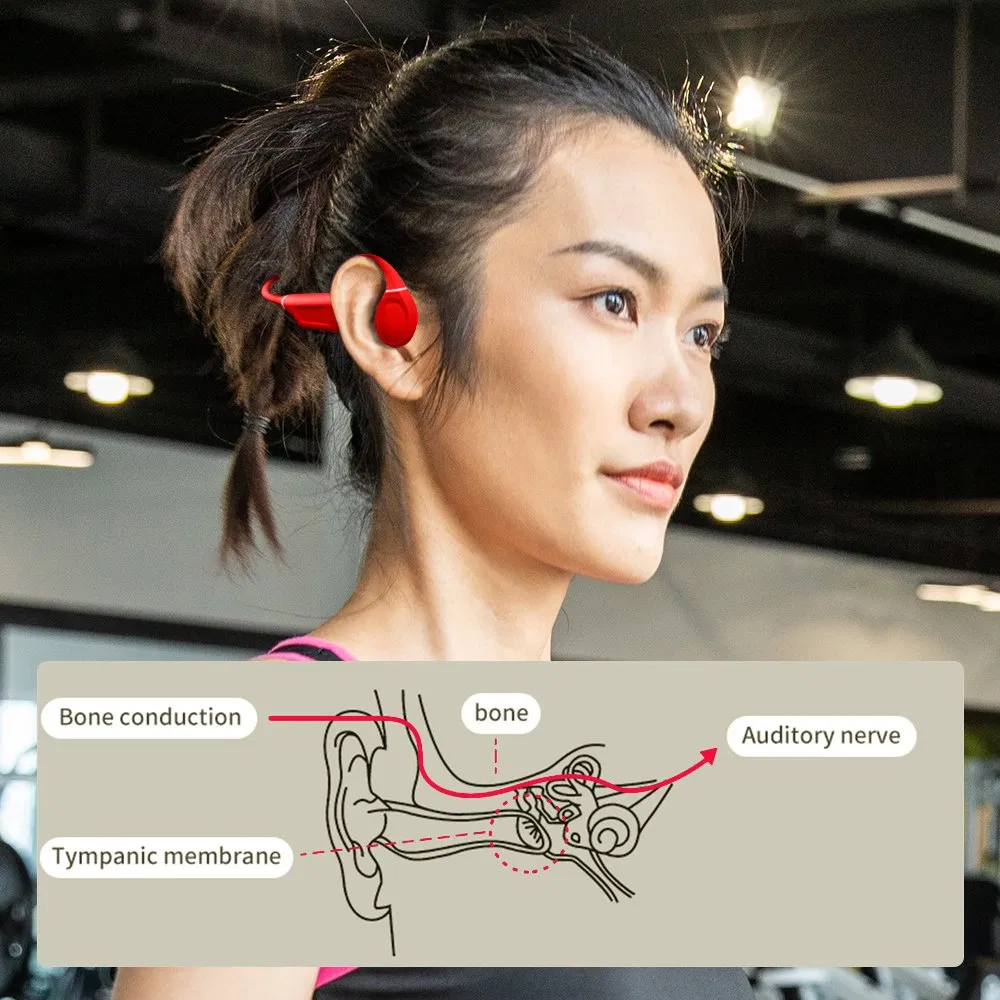Наушники Bluetooth с костной проводимостью ES-910Plus Red