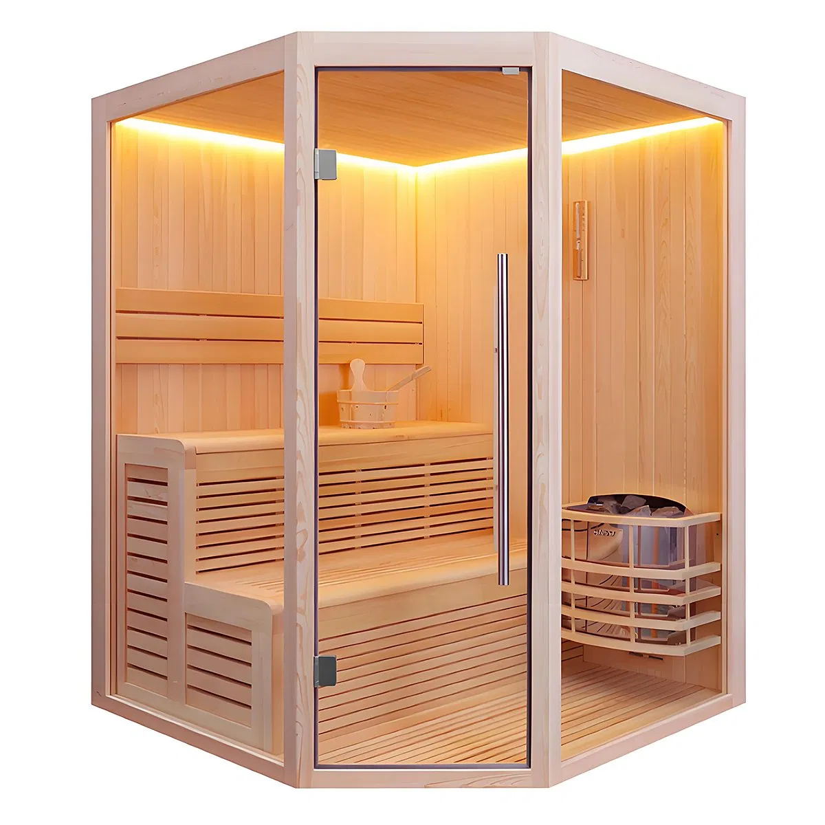 The Popular Sauna Room for 2-4 Person with Bluetooth
