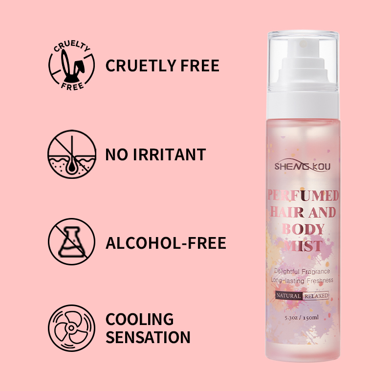 Customized Natural Relaxed Fruit Scent Private Label Hair Mist Perfume Spray
