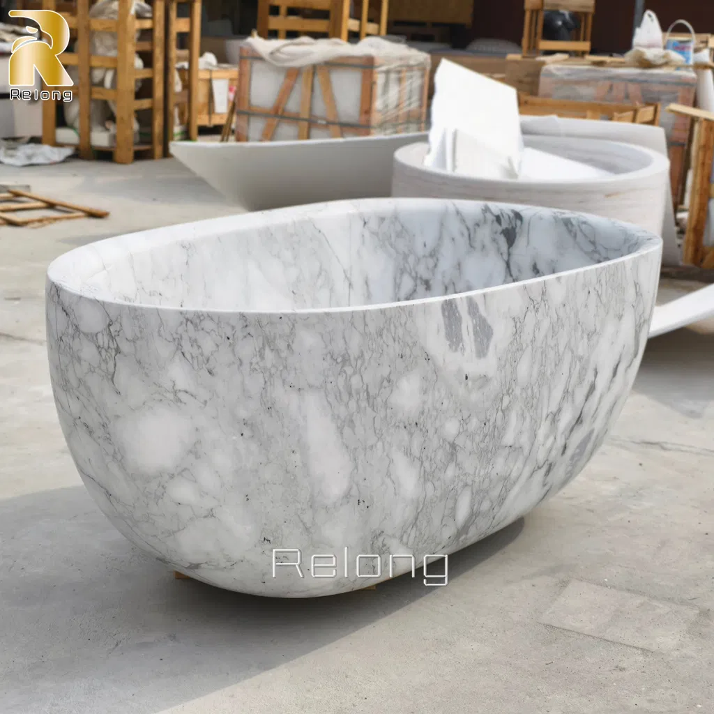 Мраморная ванна фристандинг на заказ