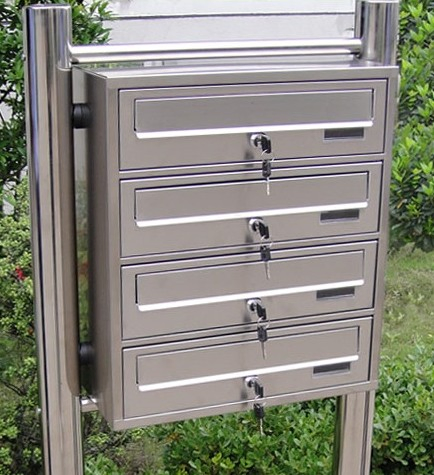 High Quality Useful Modern Stainless Steel Mailboxes