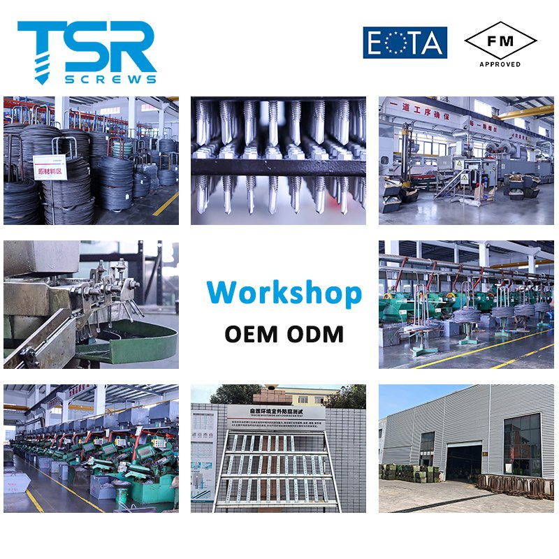 China Fasteners DIN7504K Hex Washer Head Self Drilling Screw For Seat Fastening