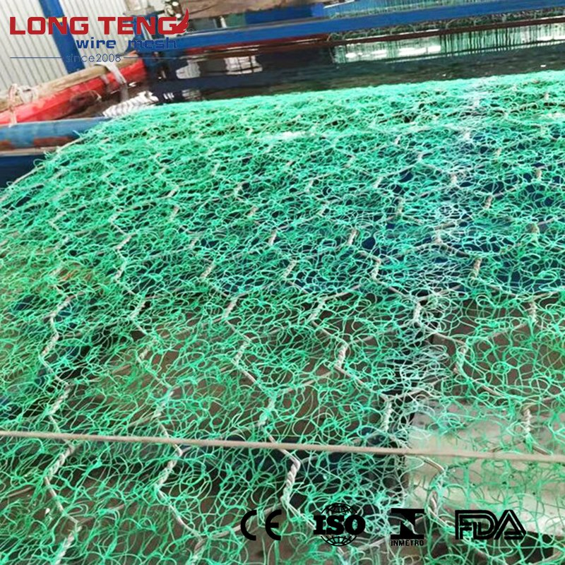 Steel Grid Geomats Steel Gabion Netting with 3D Geomat Slope Protection Net Erosion Control Mat