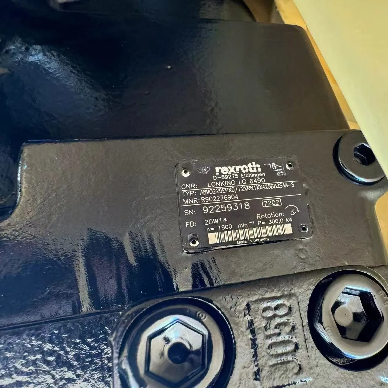 Гидравлический насос A8VO225 для экскаватора Rexroth