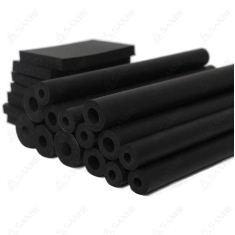 HVAC Air Conditioner Black Rubber Foam Tube Sh-5/8 Insulation Pipe for Copper Tube