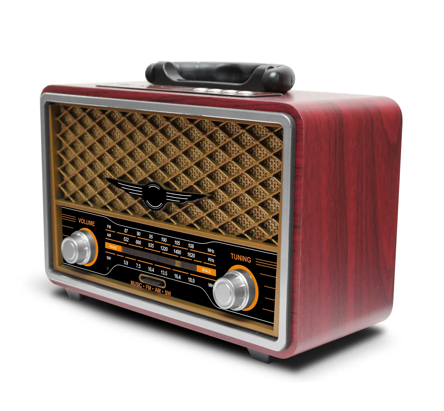Портативное радио Retro DSP с Bluetooth и MP3