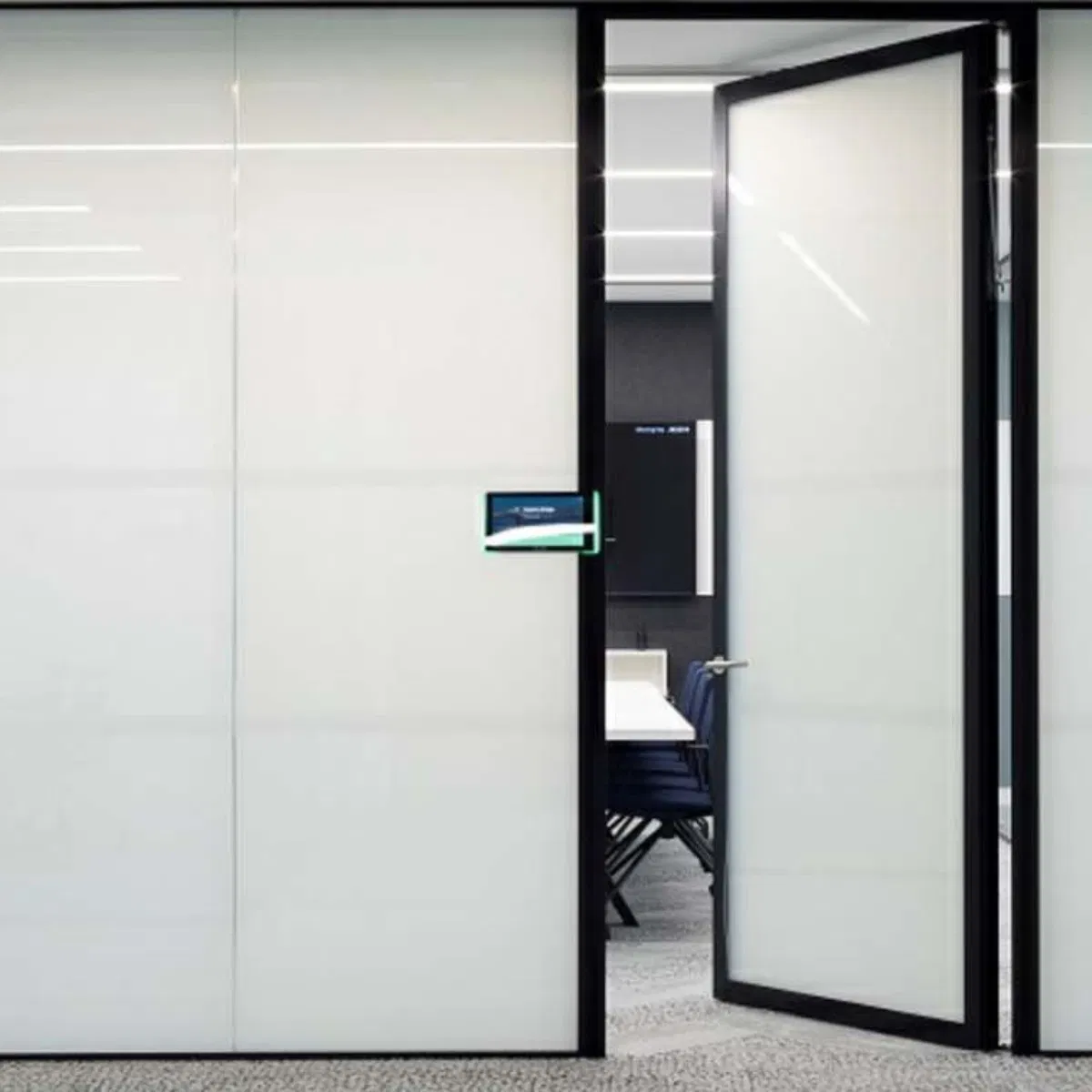 China Silk Screen Ceramic Frit Digital Printed Toughened Glass with Black Frame for Shower Door/Decoration Door Glass