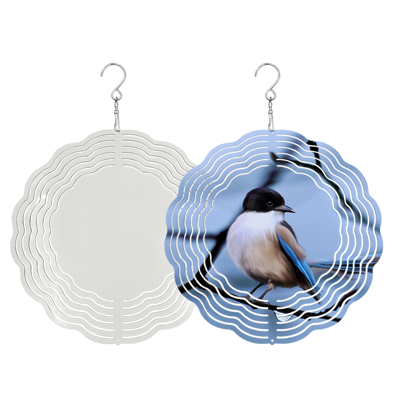 3D Hanging Sublimation Aluminum Wind Spinner