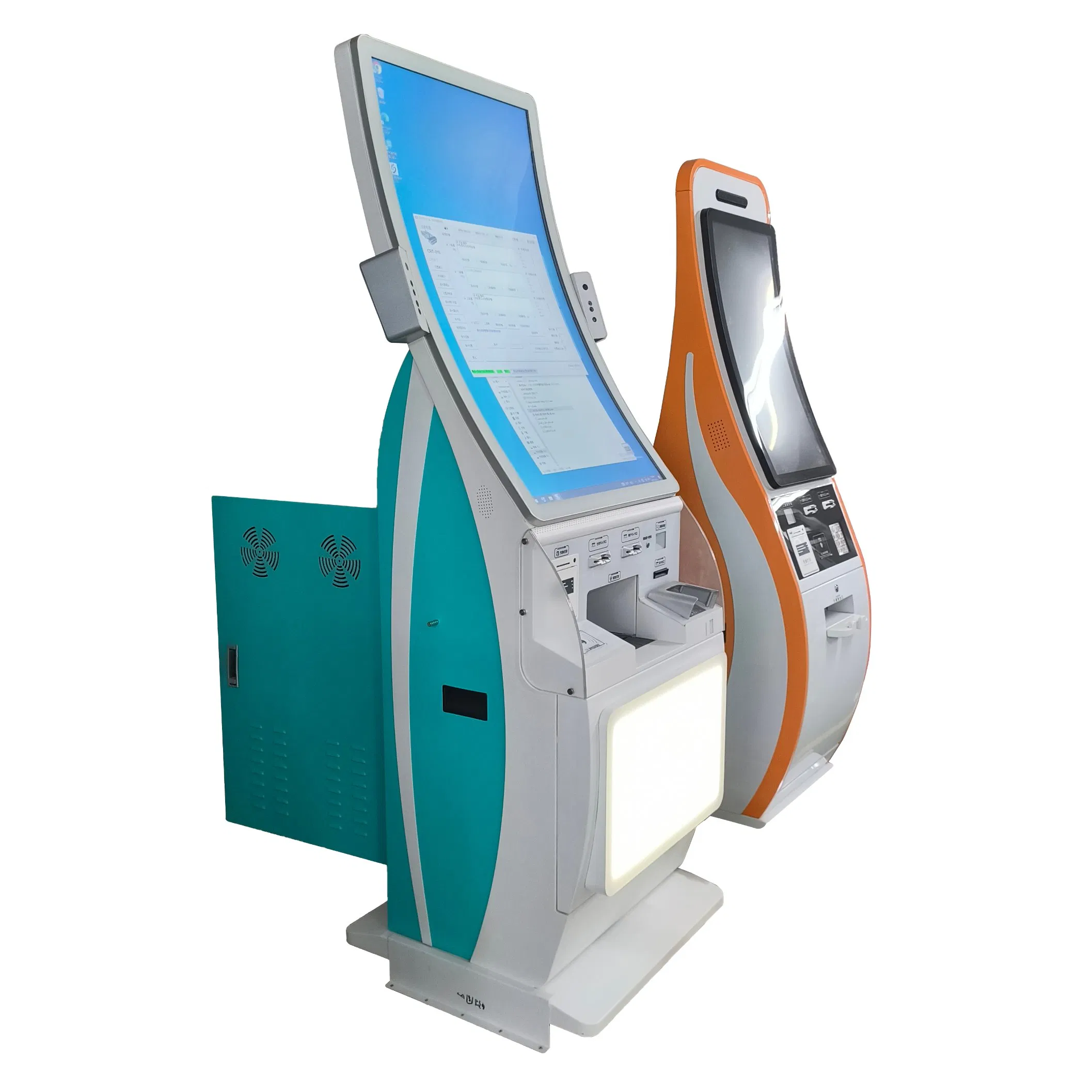 2023 Unique Design Curved Touchscreen ATM Cdm Cash Deposit Machine