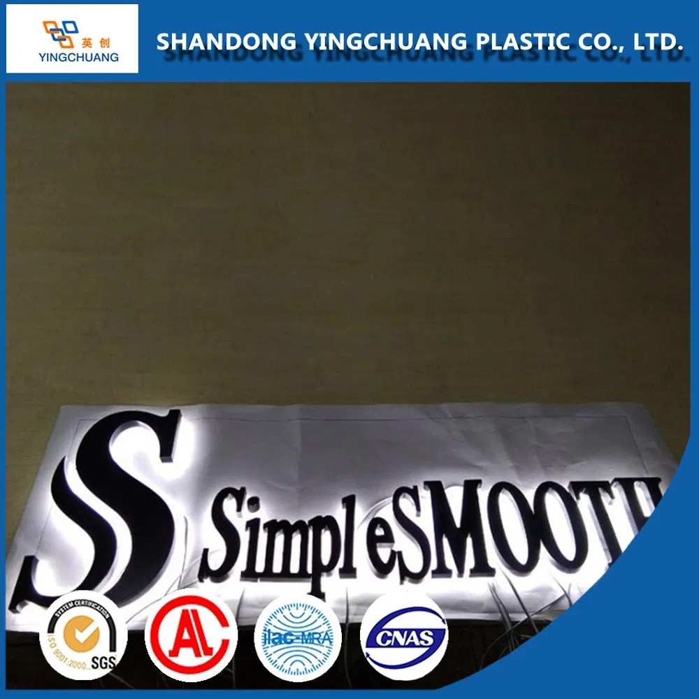 Advertising Acrylic LED Sign Billboard Stainless Steel Channel Letter