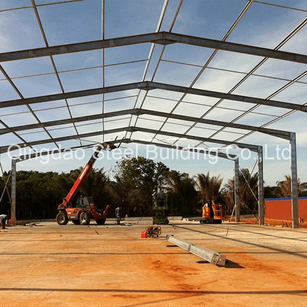 Prefabricated Steel Structure Ub Web Truss Frame Shed Building for Australia