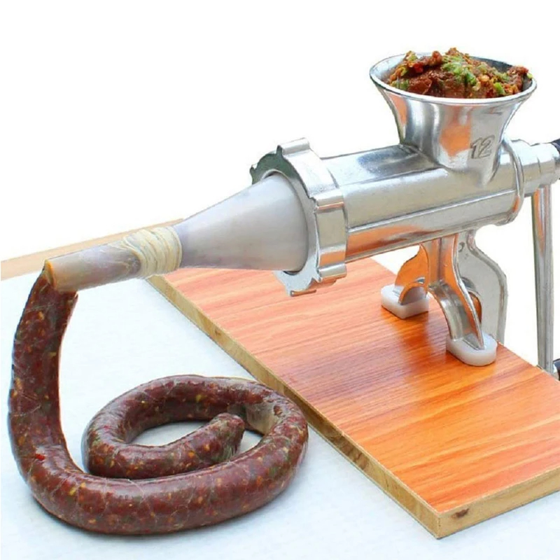 Premium Manual Meat Grinder for Home Cooking and Sausage Making