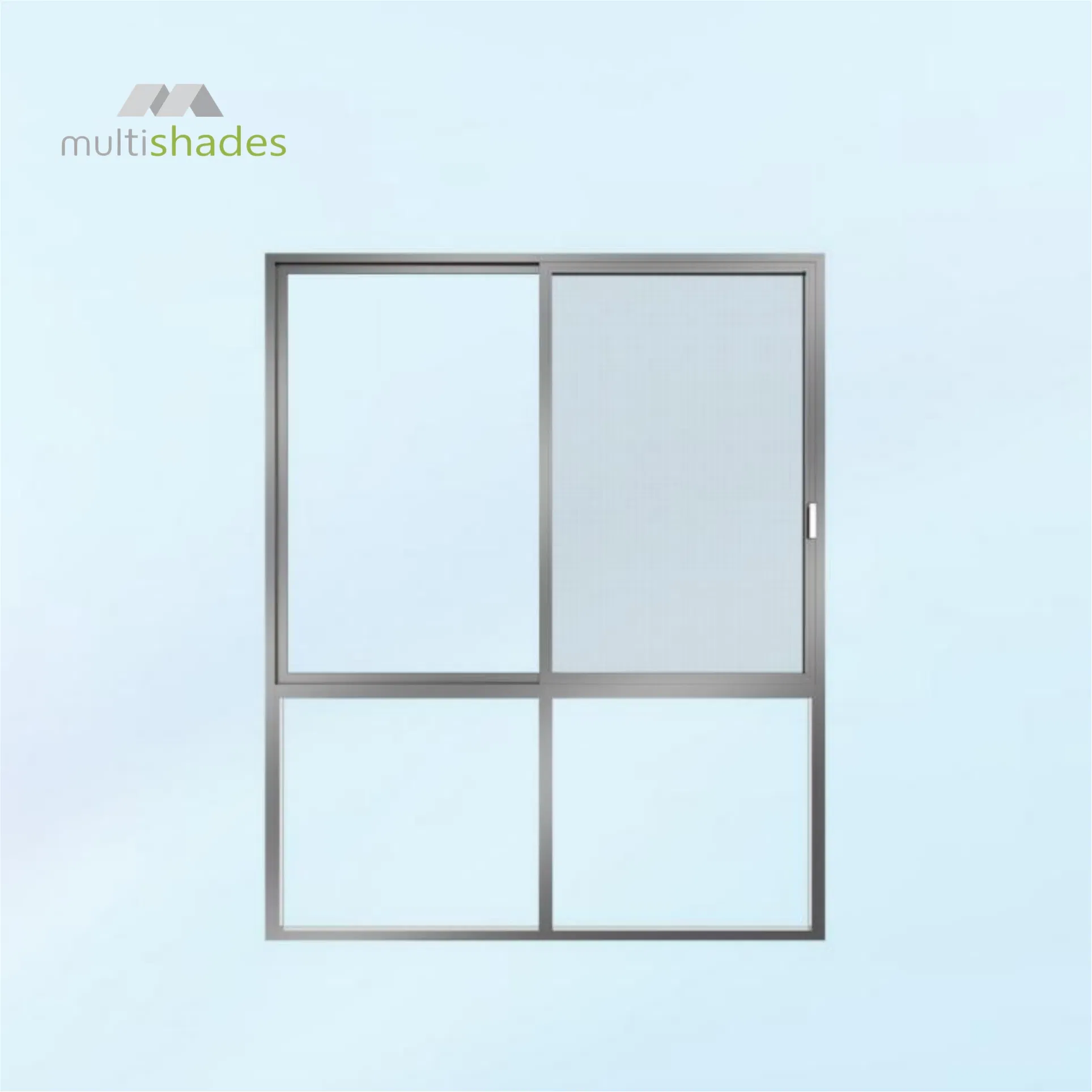 Алюминиевые раздвижные окна Minimalist с тонированным стеклом