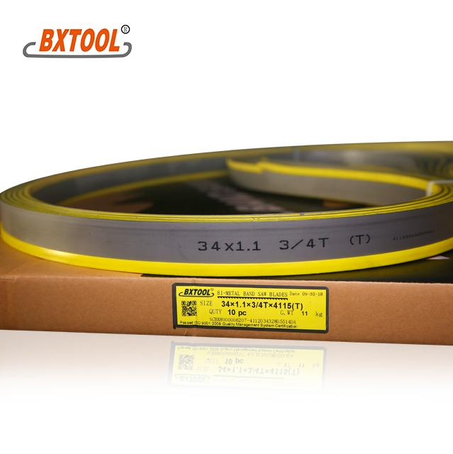 HS M42 144" Length X 1-1/4" Width X 4/6tpi Bi-Metal Metal Cutting Band Saw Blades