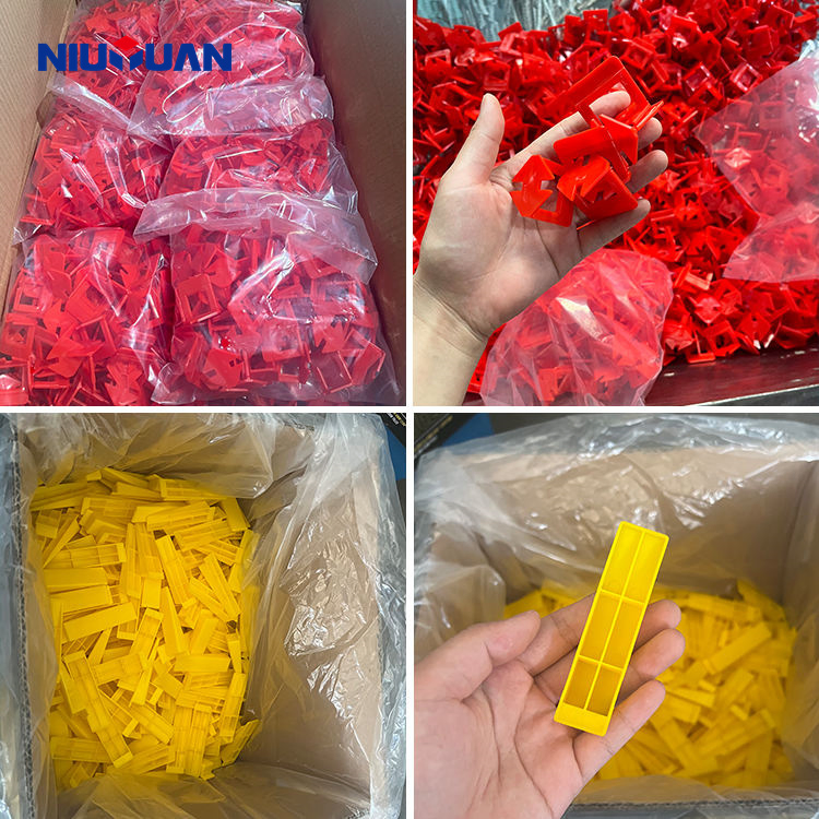 5mm Porcelain Floor Leveler Ceramic Tile Leveling Clip System Tile PP Material Self Leveling System Tile Spacer Cross Wedge
