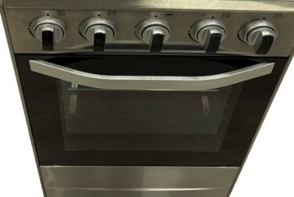 Goldk Go-001 Premium Quality Stainless Steel Body up and Down Flames Gas Oven with 4 Burner Gas Stove