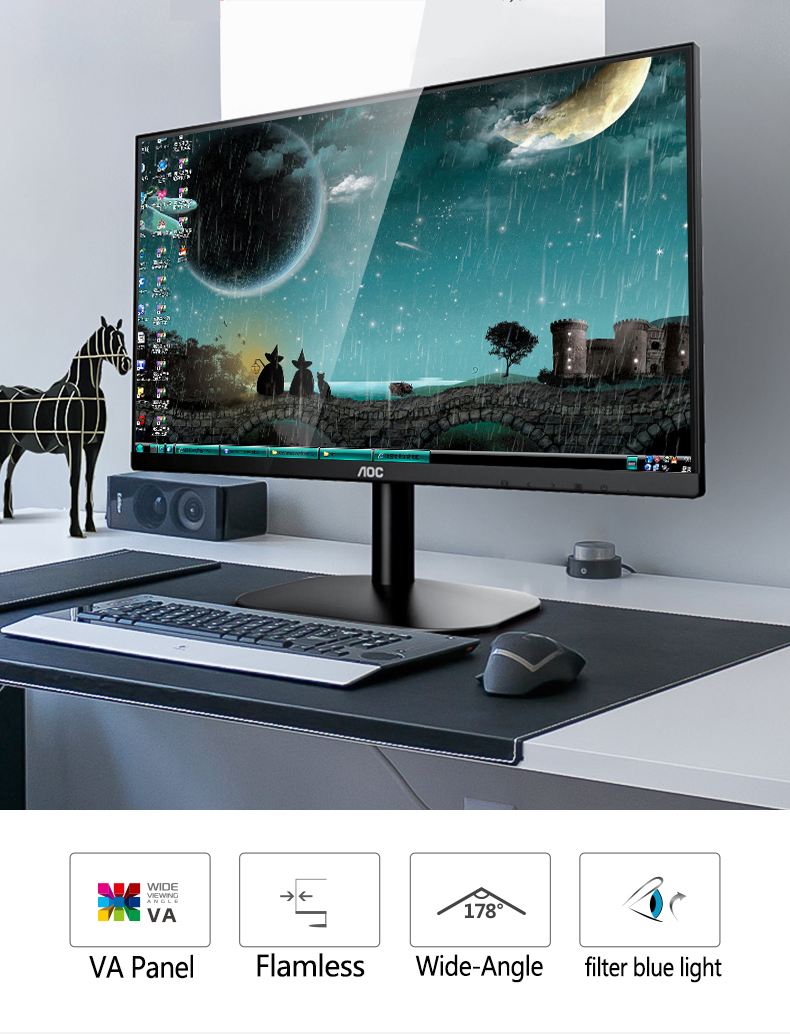 19.5 23.8 24inch LED Backlight IPS Monitor Cheap Price Monitor