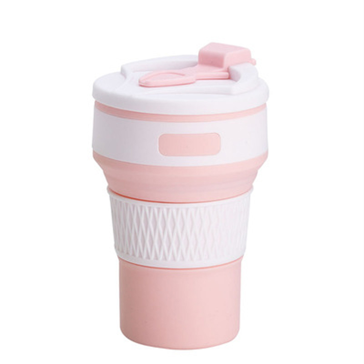 Portable Food Grade Silicone Foldable Cup Telescopic Coffee Cup