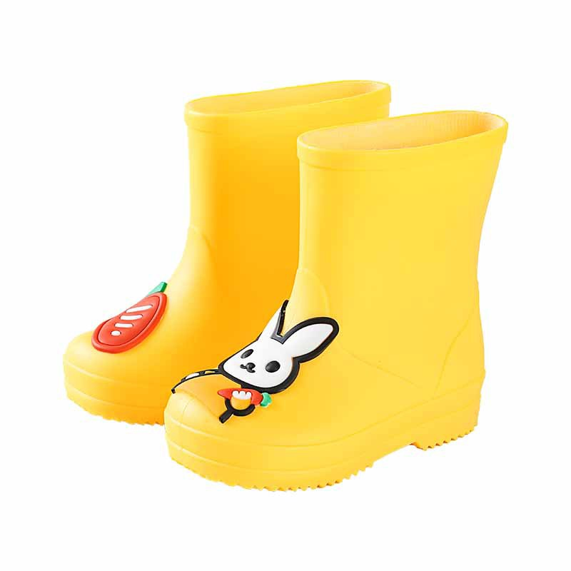 Cartoon Cute Carrot Rabbit Four Seasons Waterproof Warm Rain Boots
