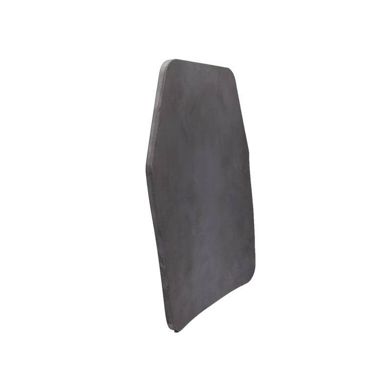 Single-Curved Sintered Silicon Carbide (SIC) Ceramic Plate 218*270*9mm for Body Armour Plate