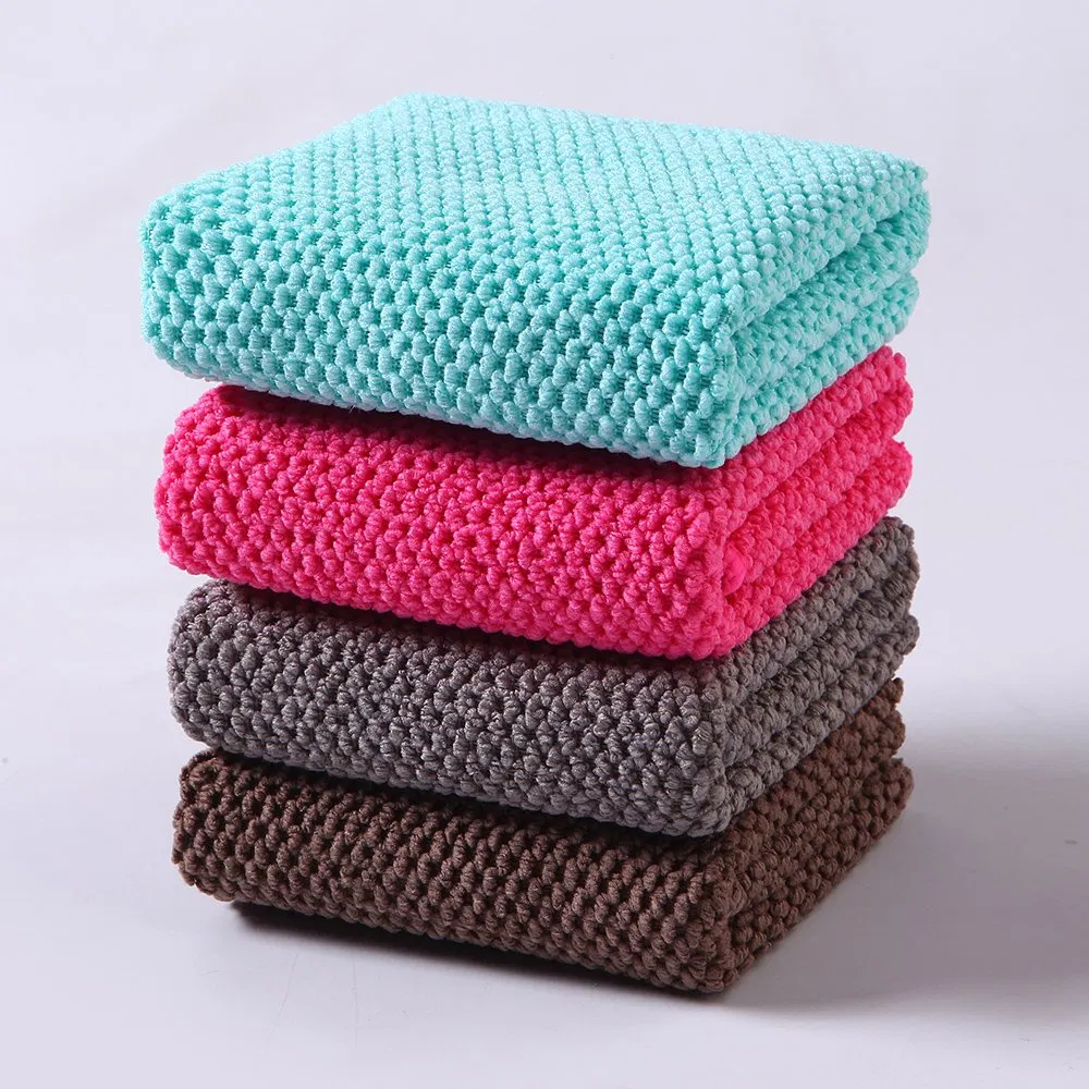 Luxury Kandler Series 30*30cm Microfiber Towel Car Glass Wipin Dusters Kitchen Dishcloth