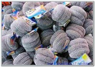 Металлическая сетчатая мочалка для чистки кастрюль