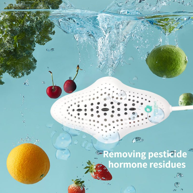 Small and Portable Ozone Water Cleaner Ozone Water Purifier for Fruit and Vegetables Ozone Generator Chemical-Free Cleaner