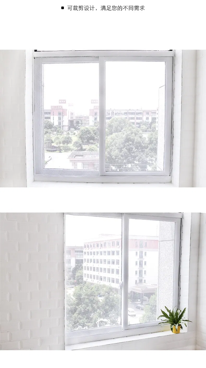 Polyester Anti-Insect Window Screen Easy-Install Custom Size DIY Fly Screen