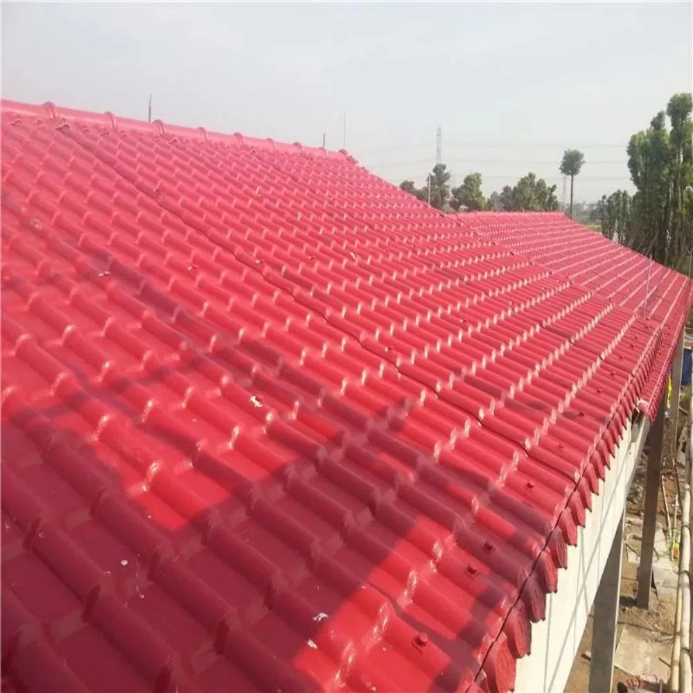 Heat Insulation Materials ASA Roofing Sheets Plastic Chinese Style Resin Tile PVC Tile