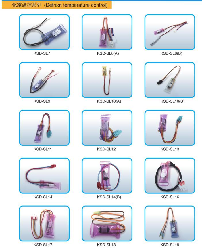 Ksd-7001 Thermostat Spare Parts Defrost Temperature Control for Refrigeration
