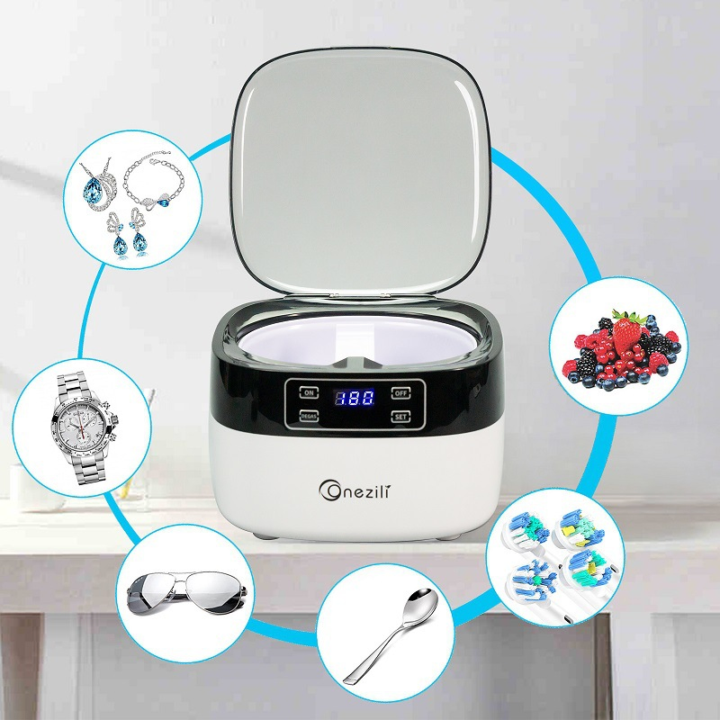 Household Dentures Cosmetic Contact Lenses Watches Jewelry CD Cleaning Machine Portable Cleaner