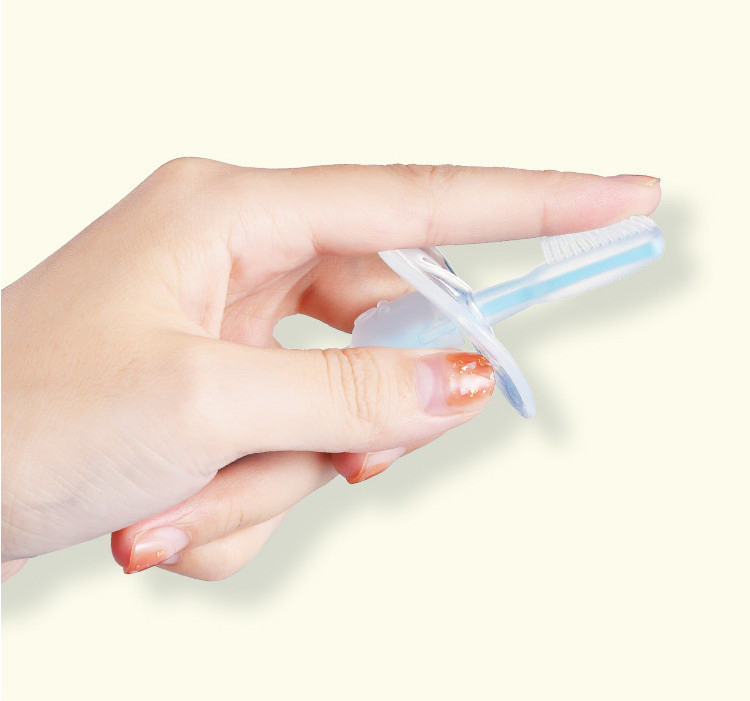 Silicone Food Grade Material Soft Silicone Baby Toothbrush