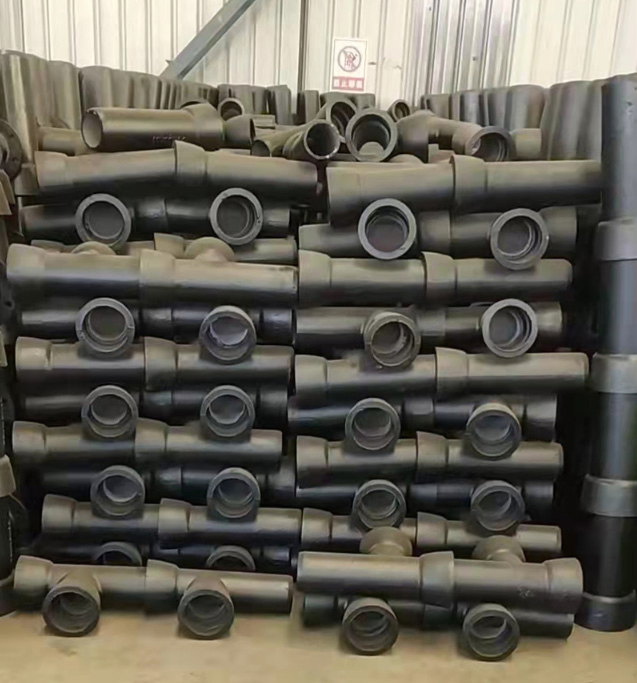 Ductile Iron District Heating Tee (EN 545, Thermal Resistant) Flange