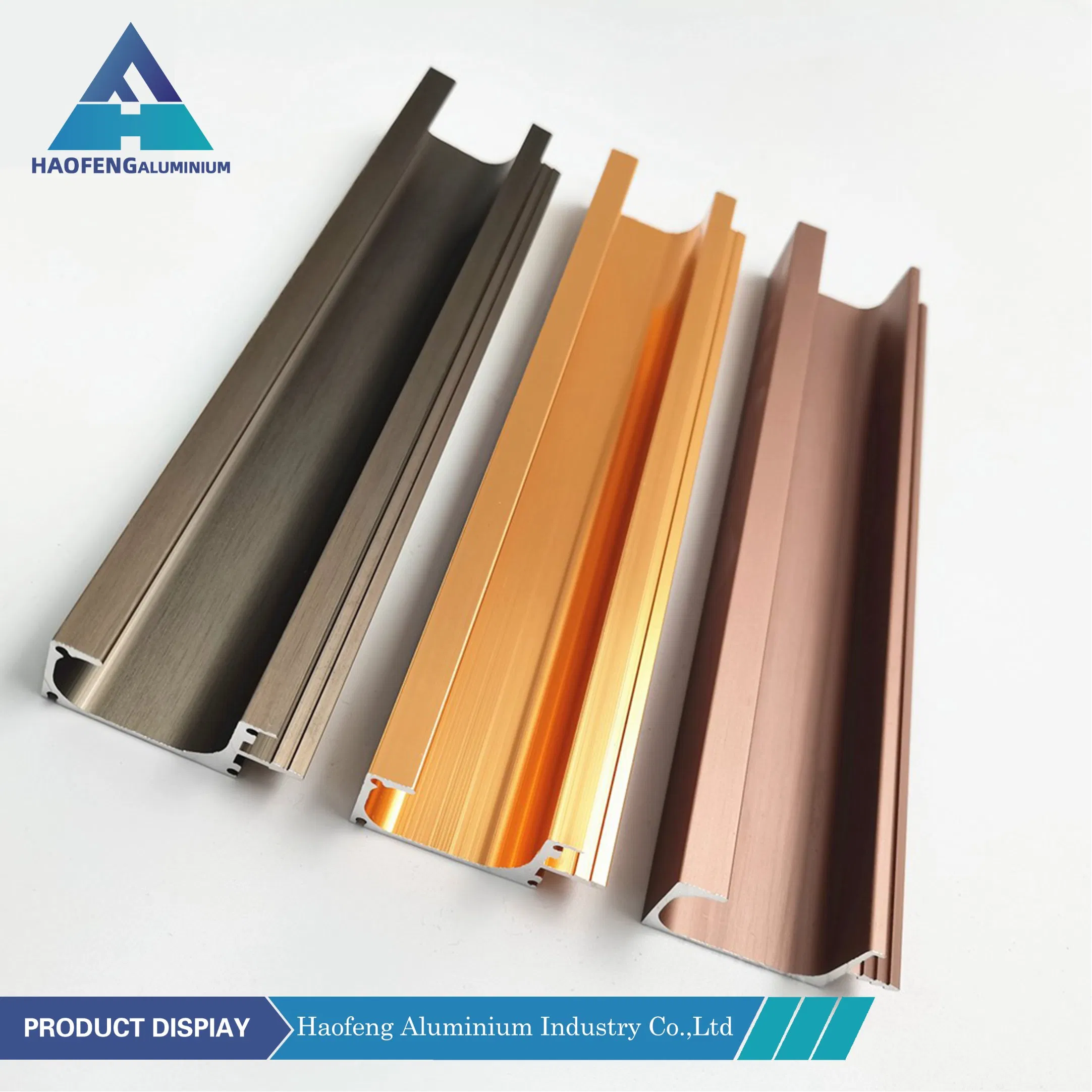 Morden Style Aluminum Profile of Fabrication Aluminium Handle Extrusion for Furniture
