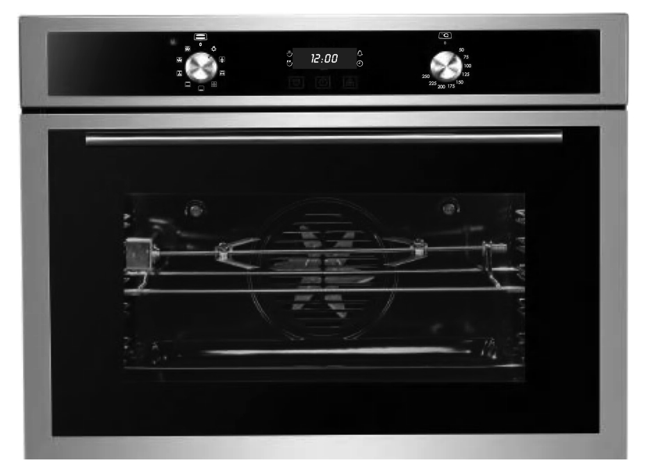 Touch Control Digital LED Built in Gas and Electric Oven
