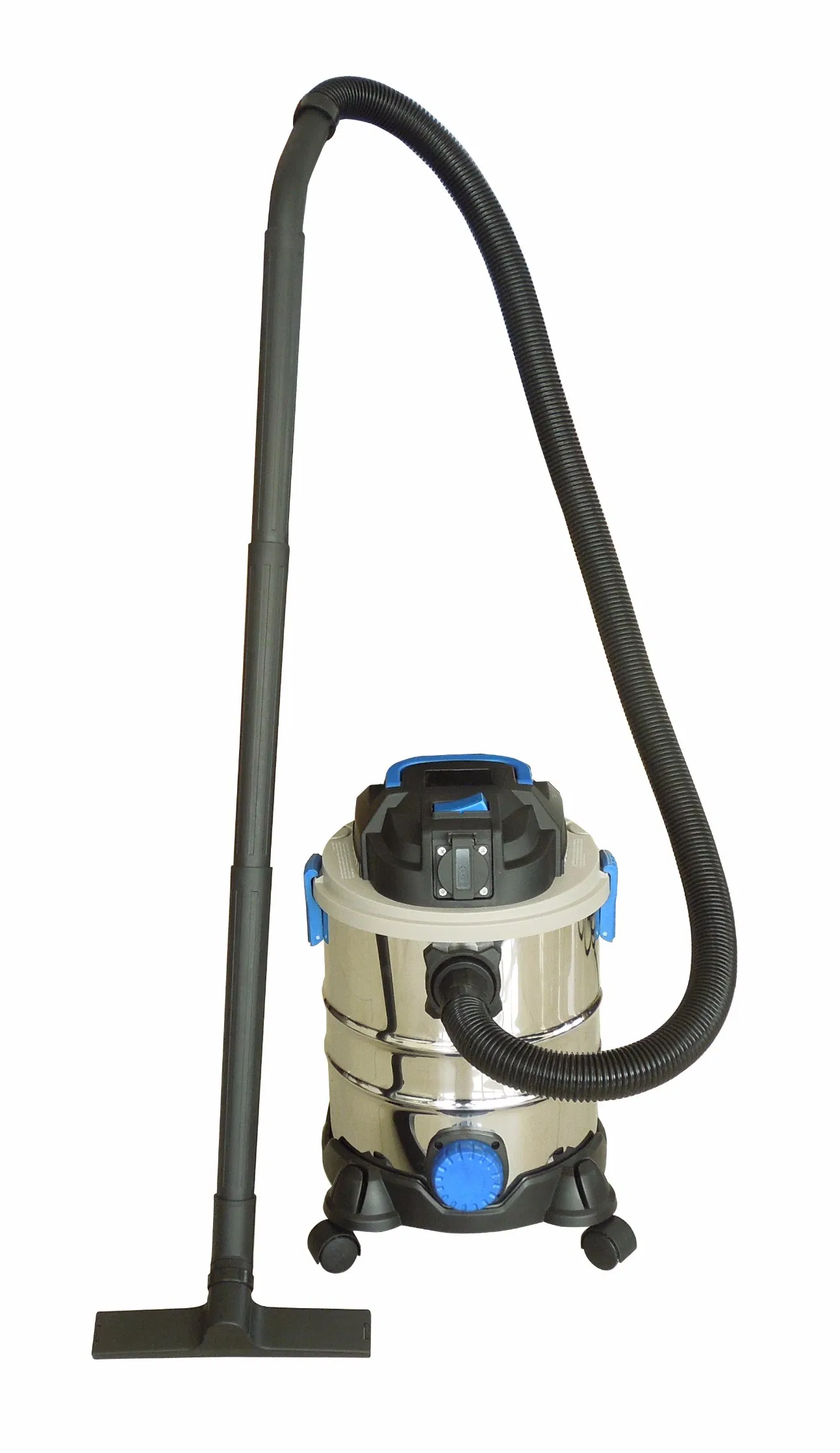 305-15/20/25/30L Stainless Steel Tank Water Dust Vacuum Cleaner with or Without Socket