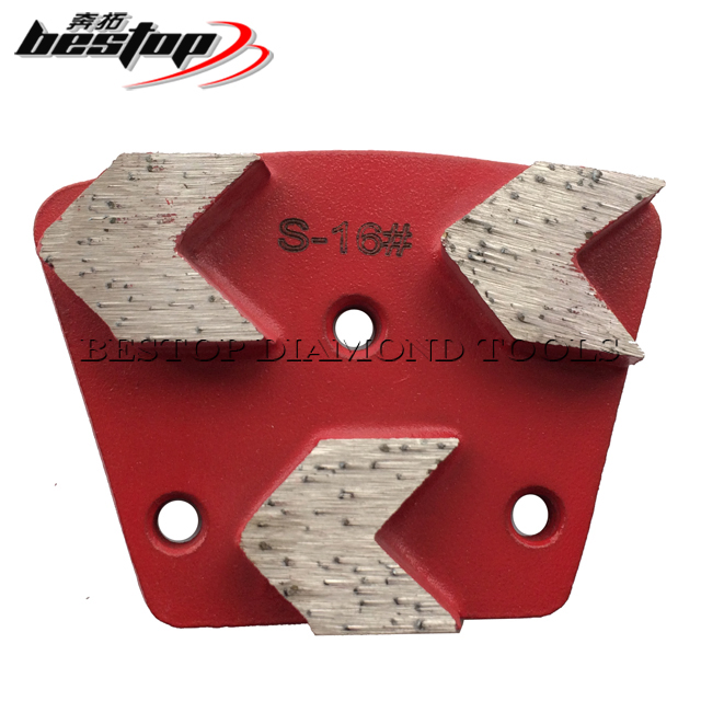 Алмазная трапециевидная шлифовальная чашка 3 стрелки