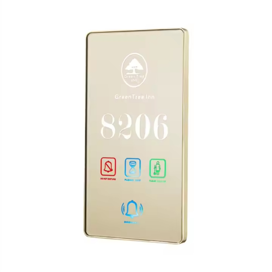 House Number Door Plates Hotel Switch Panel Modern Design Doorbell Panel