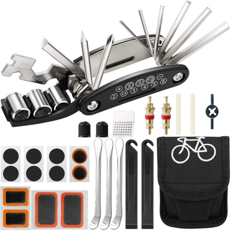 Bicycle Repair Kit Tire Repair Tool Combination Multifunctional Wrench Wrench