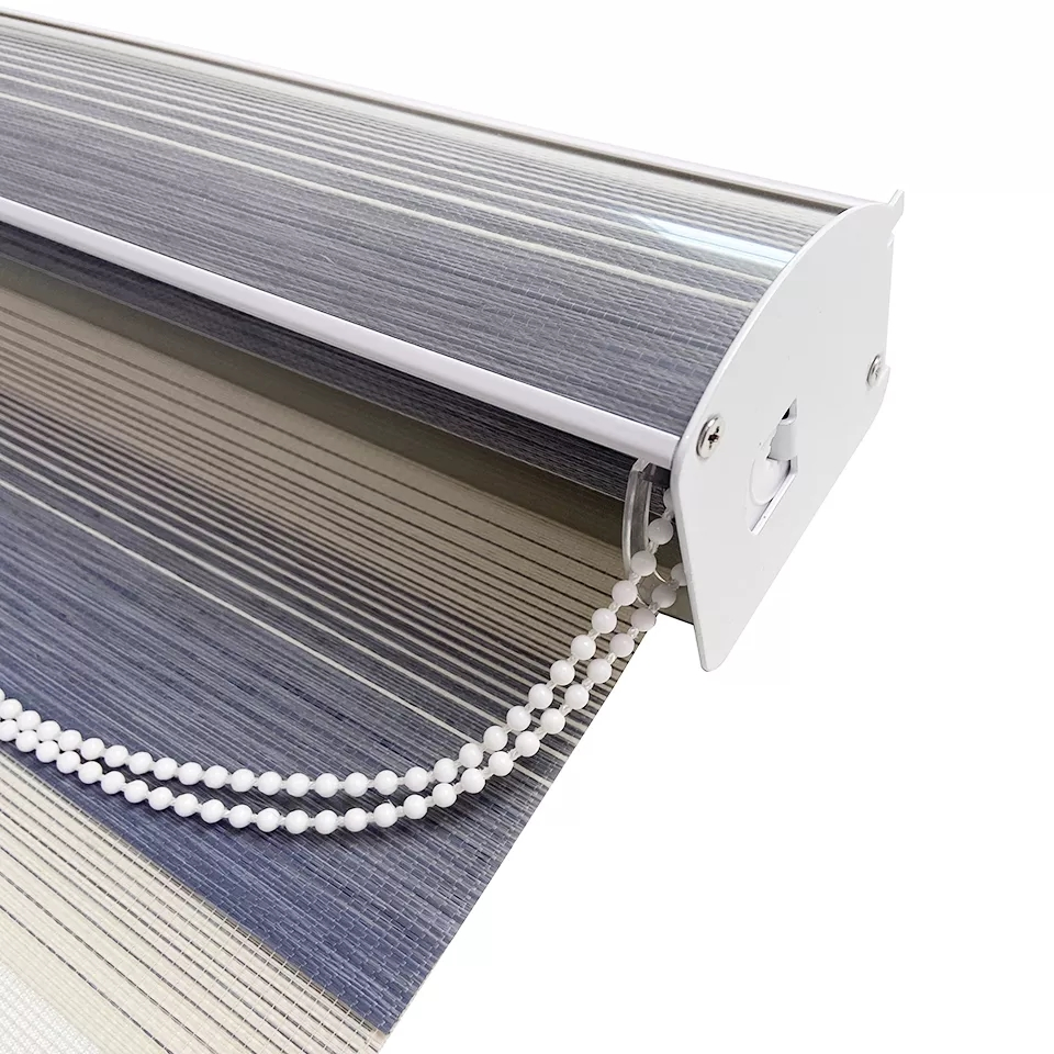 Gradient Color Zebra Blinds Customized Size Semi Blackout Rolller Shades for Window