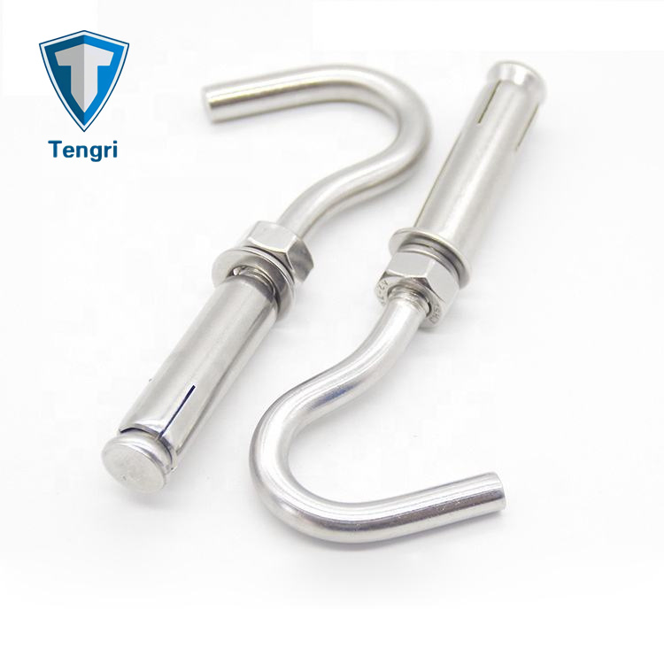 Zinc Plated Type Sleeve Anchor Hook Expansion Bolts for Solar Water Heater