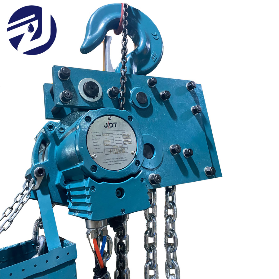 Взрывозащищенный пневматический таль 0.25-100 тонн