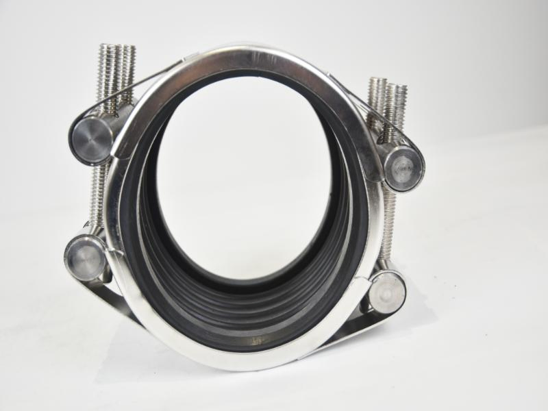Stainless Steel Pipe Repair Clamp Straight Pipe Repair Clamps Sleeves for Dutile Iron Pipe of Dual-Card Type/Non-Pollution