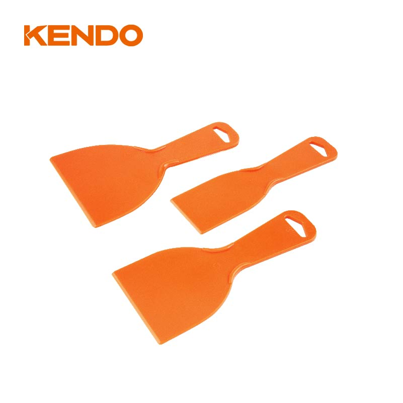 3 PCS Reusable Plastic Flexible Paint Scraper Set