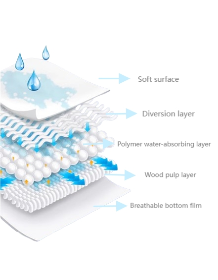 Top-Rated Adult Nappies Adult Diapers Absorbent Briefs for Daily Home Care