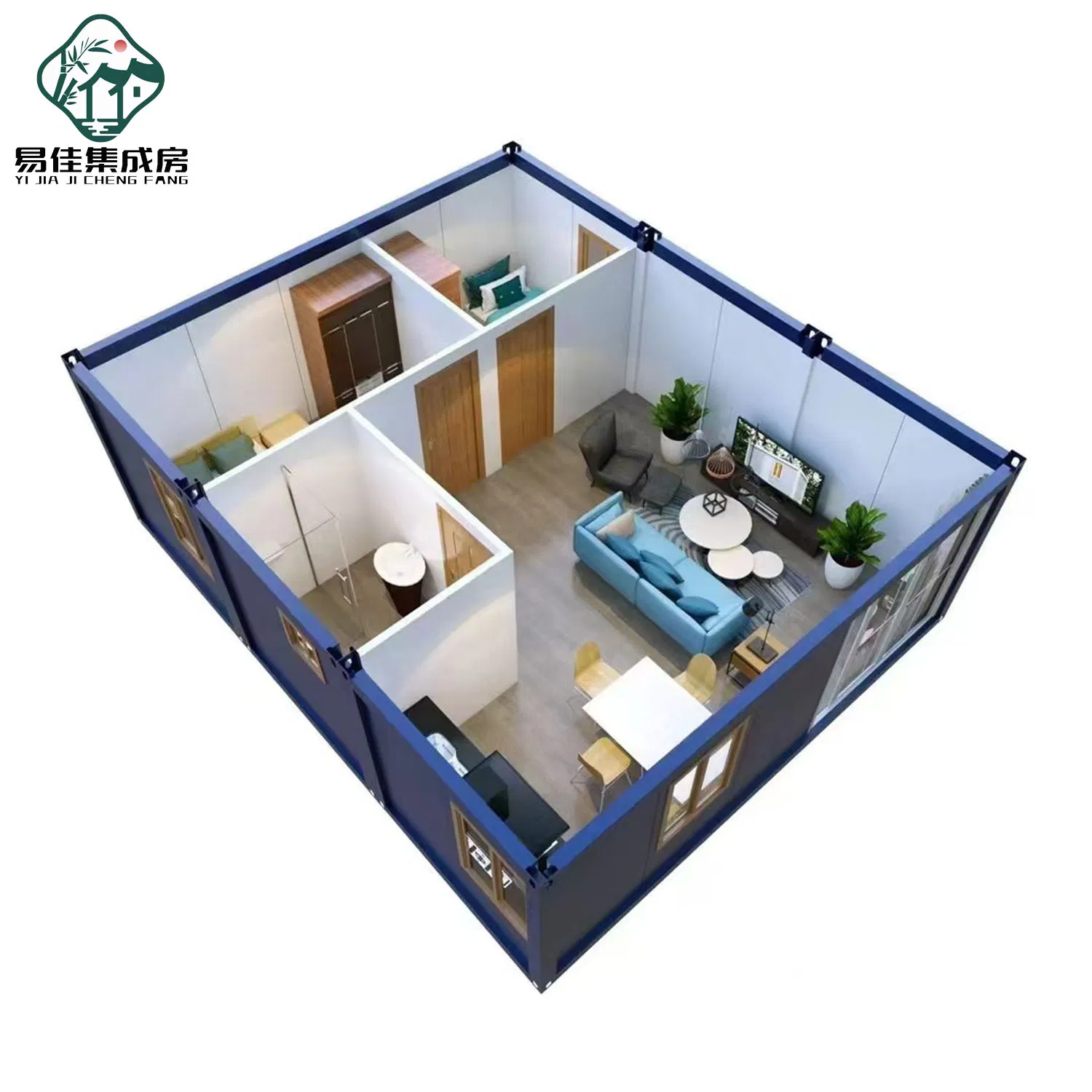Prefabricated House Factory Price Flat Pack Folding Wooden Building Shipping Tiny Luxury Home Toilet Office Portable Mobile Modular Prefab Container House